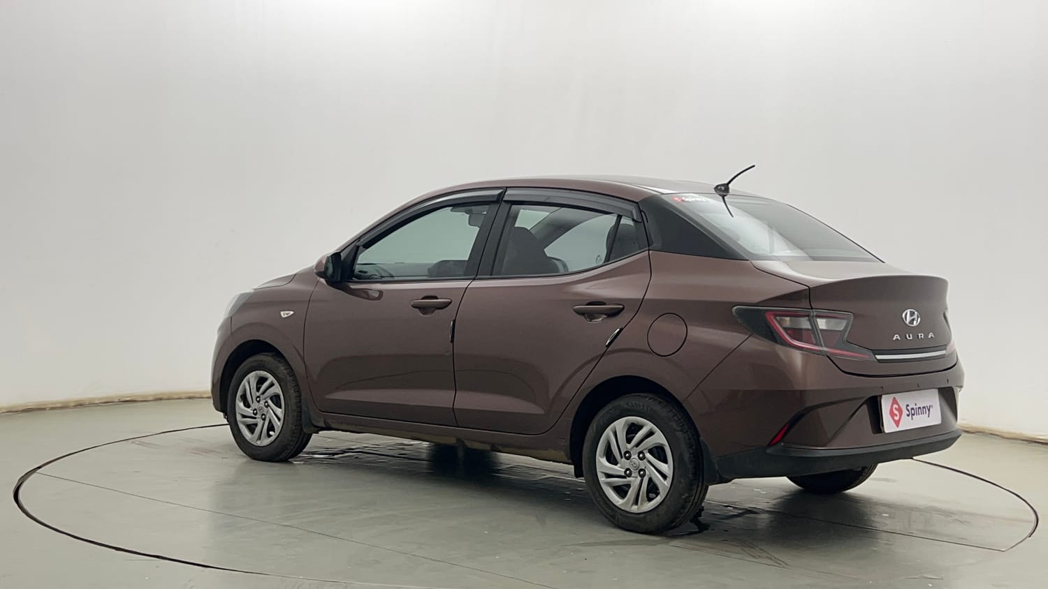 Used 2020 Hyundai Aura S 1.2 Petrol Petrol Manual exterior LEFT REAR CORNER VIEW