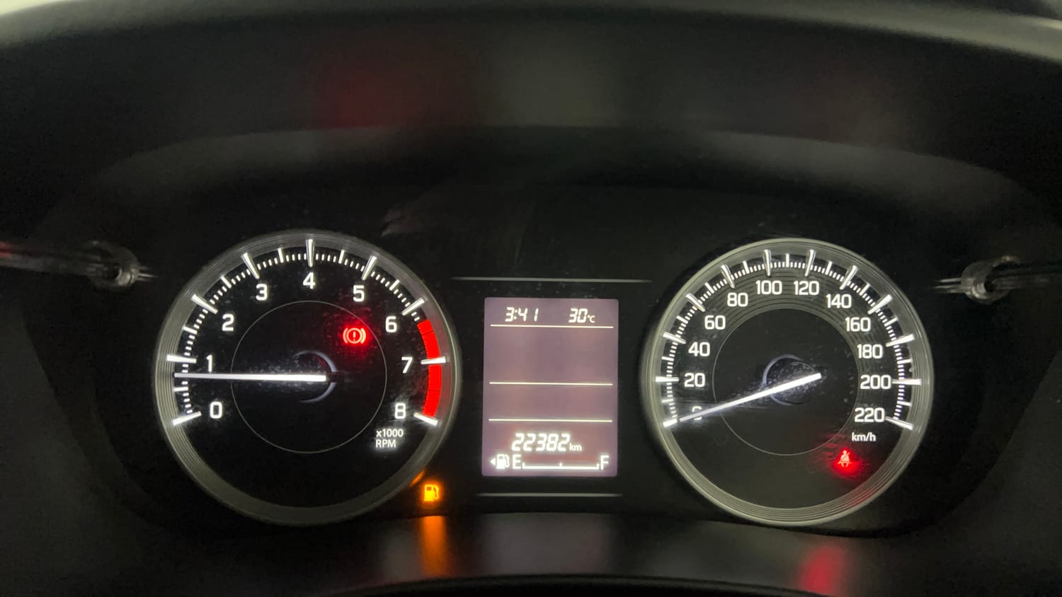 Used 2023 Maruti Suzuki Baleno Delta MT Petrol Manual interior CLUSTERMETER VIEW