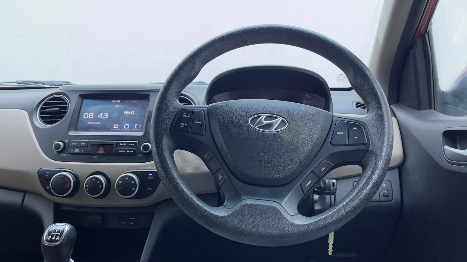 Used 2019 Hyundai Grand i10 Sportz 1.2 Kappa VTVT Petrol Manual interior STEERING VIEW