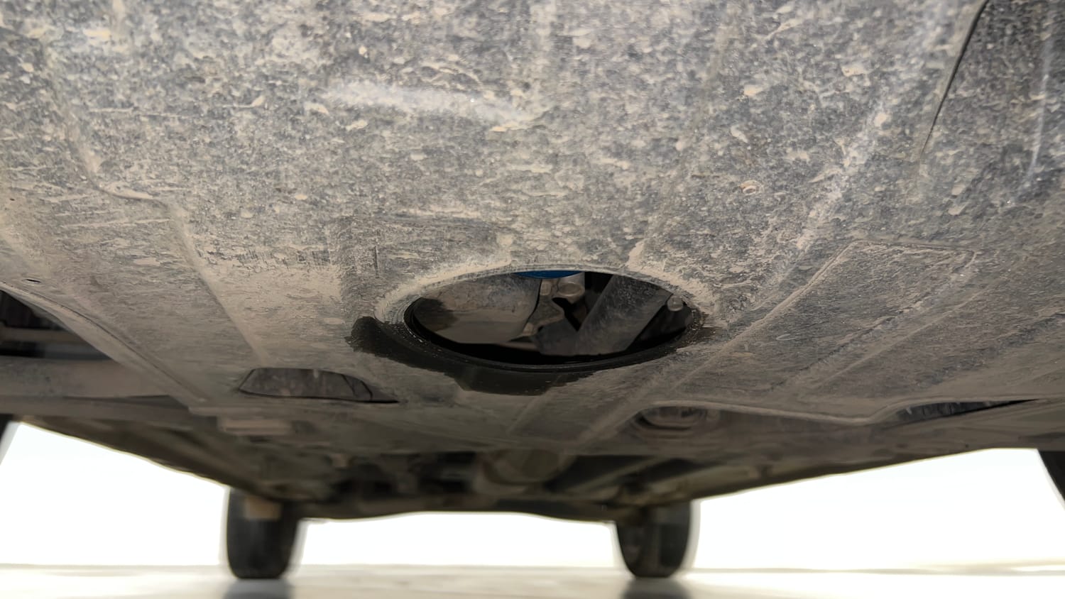 Used 2024 Hyundai Creta 1.5 Turbo Petrol DCT SX(O) Petrol Automatic extra FRONT LEFT UNDERBODY VIEW