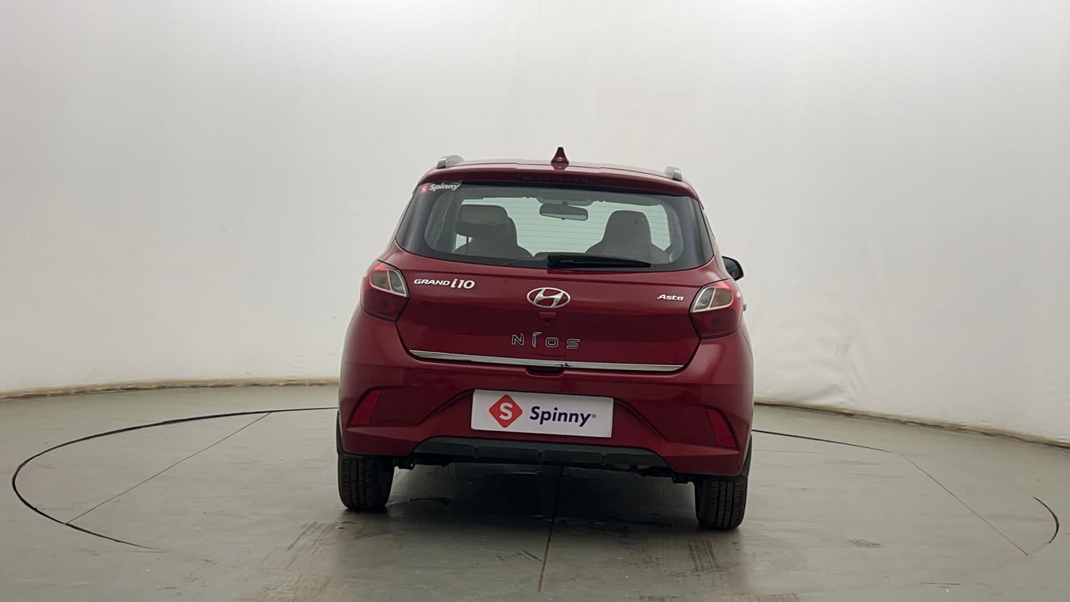 Used 2022 Hyundai Grand i10 Nios Asta 1.2 Kappa VTVT Petrol Manual exterior BACK VIEW