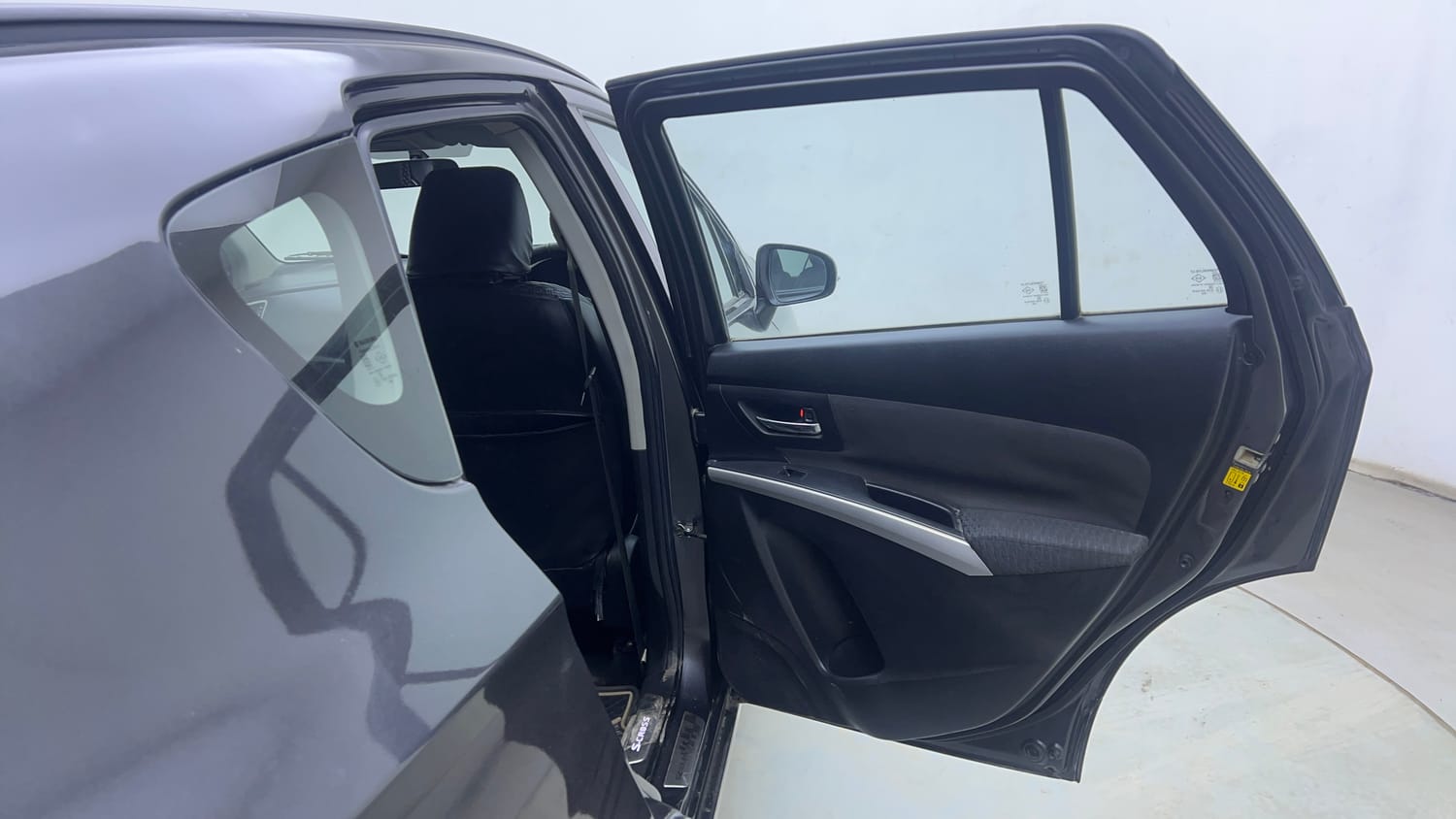 Used 2017 Maruti Suzuki S-Cross Zeta 1.3 Diesel Manual interior RIGHT REAR DOOR OPEN VIEW