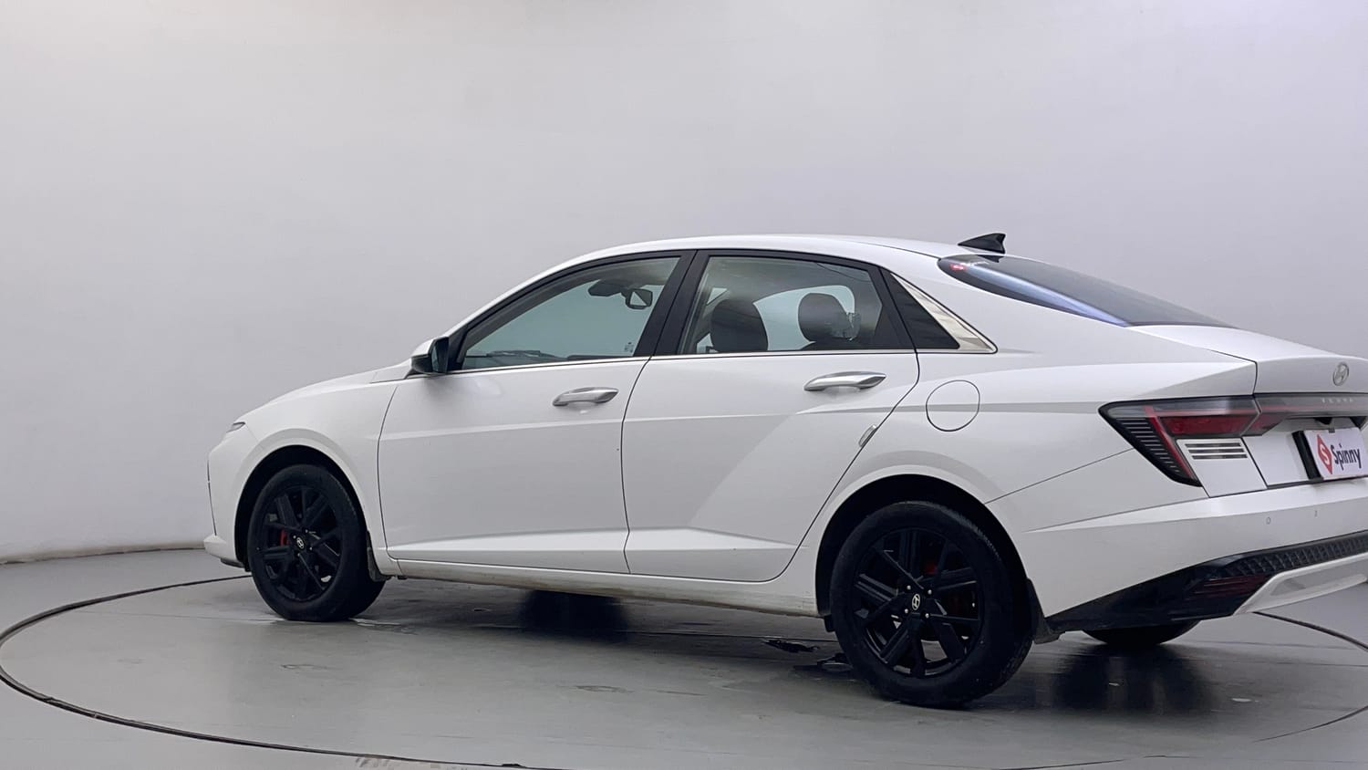 Used 2023 Hyundai Verna SX (O) 1.5 Turbo Petrol MT Petrol Manual exterior LEFT REAR CORNER VIEW