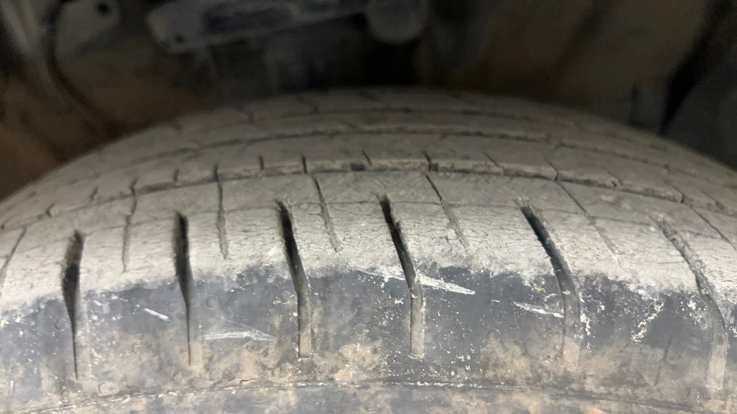 Used 2022 Hyundai Creta SX 1.5 Petrol Executive Petrol Manual tyres RIGHT FRONT TYRE TREAD VIEW