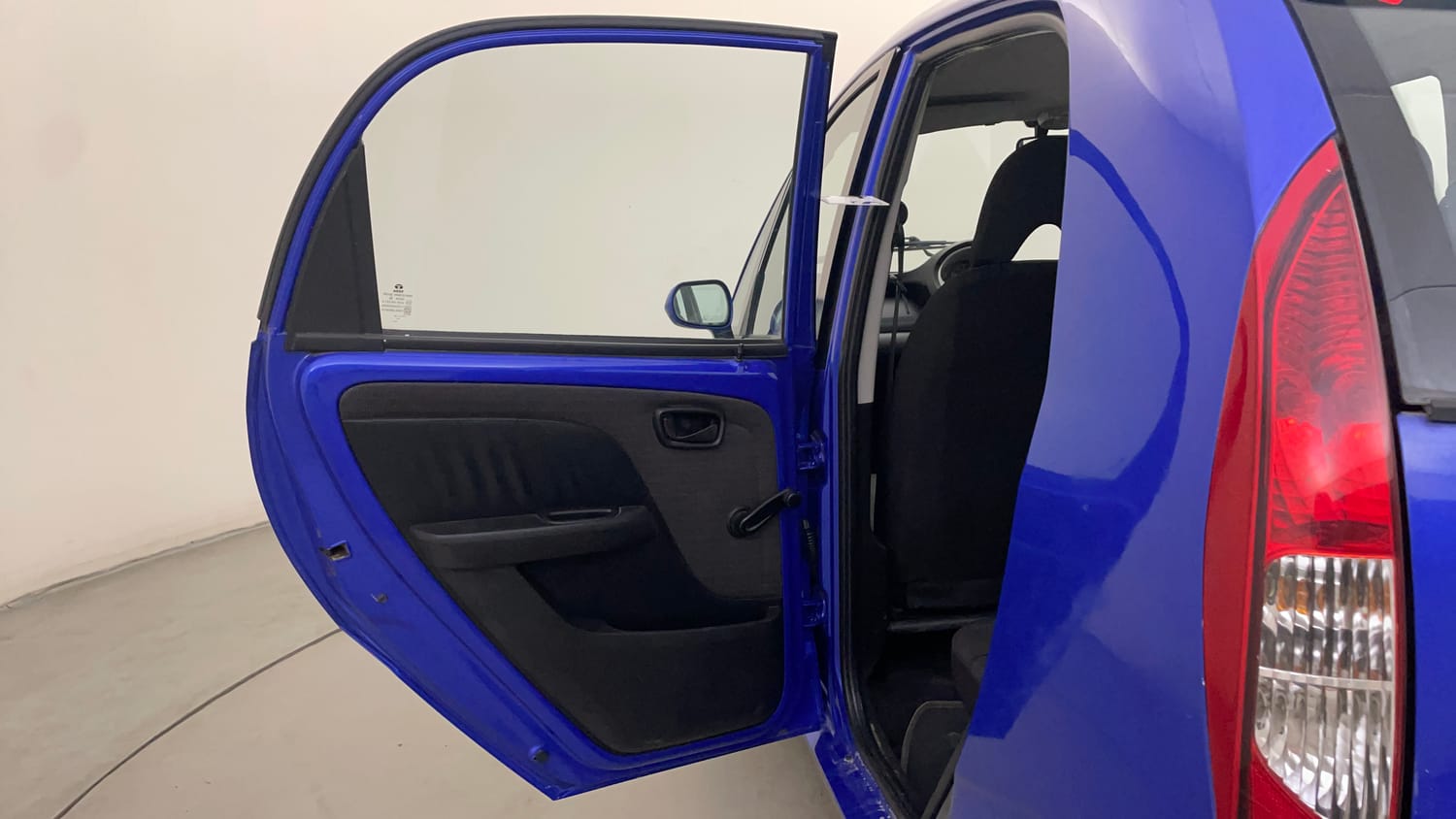 Used 2014 Tata Nano LX Petrol Manual interior LEFT REAR DOOR OPEN VIEW