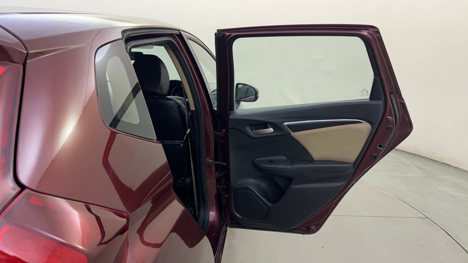 Used 2015 Honda Jazz V Petrol Petrol Manual interior RIGHT REAR DOOR OPEN VIEW