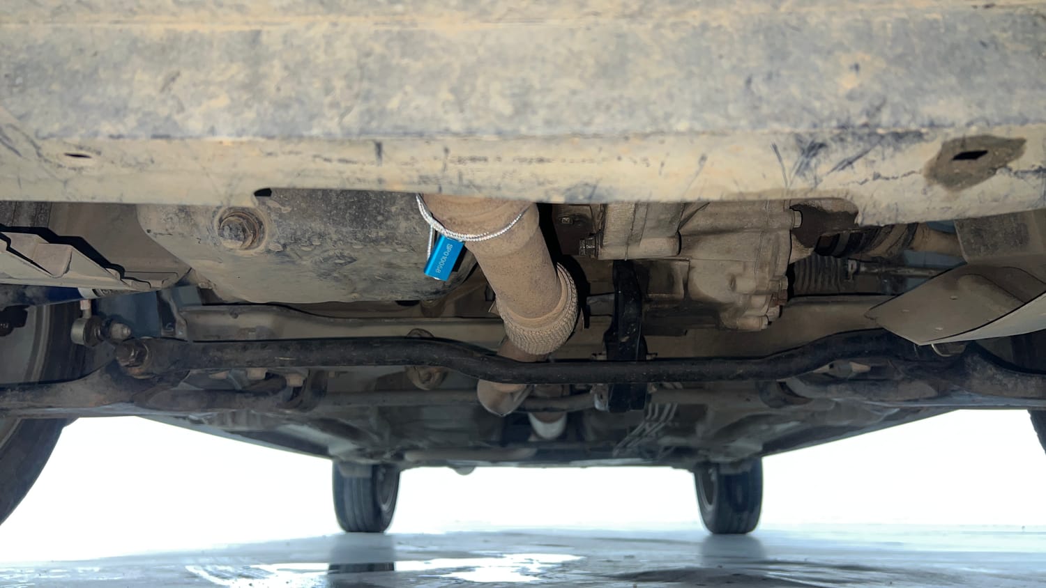 Used 2018 Tata Tiago XZ CNG (Outside Fitted) Cng Manual extra FRONT LEFT UNDERBODY VIEW
