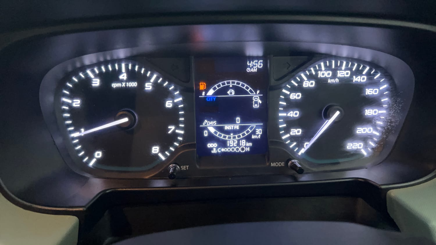 Used 2022 Tata Punch Adventure Rhythm Pack MT Petrol Manual interior CLUSTERMETER VIEW
