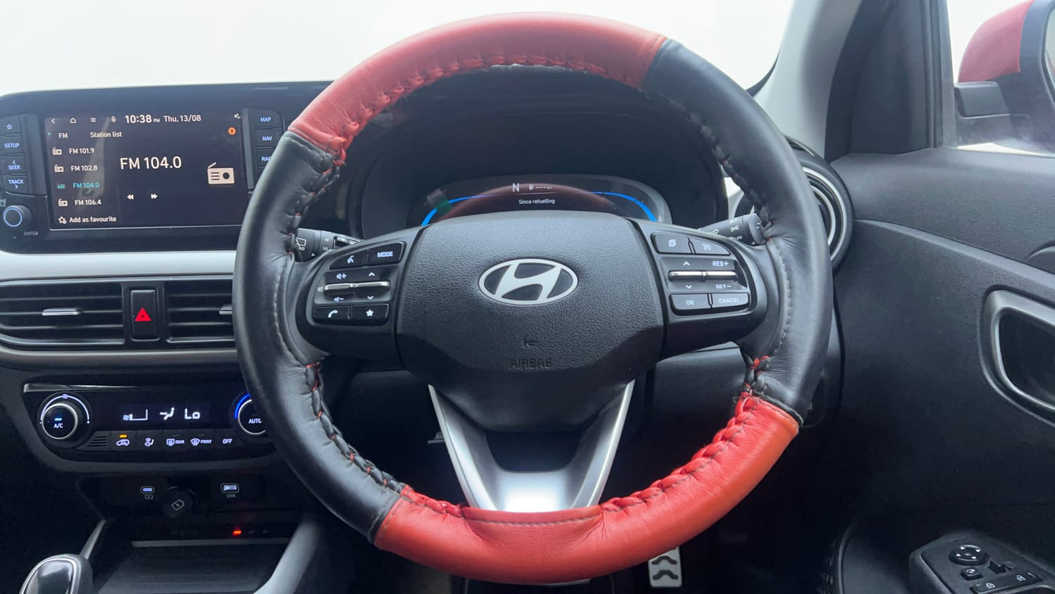 Used 2024 Hyundai Exter SX (O) Connect 1.2 AMT Petrol Automatic interior STEERING VIEW