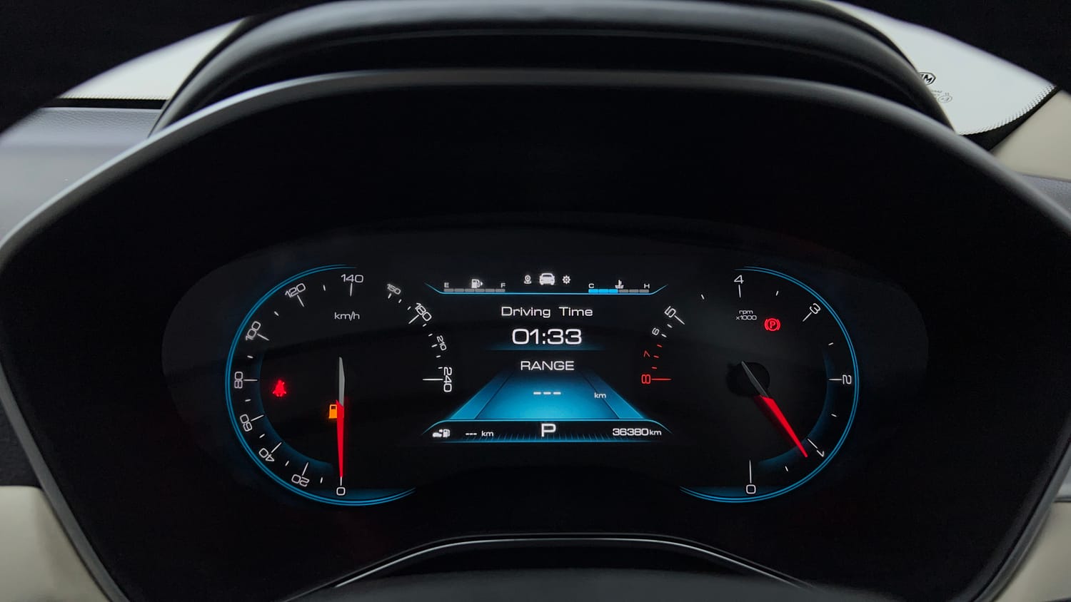 Used 2022 MG Motors Hector Sharp 1.5 Petrol CVT Petrol Automatic interior CLUSTERMETER VIEW