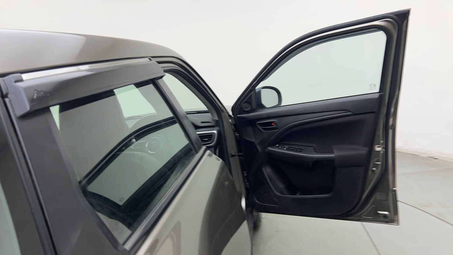 Used 2023 Maruti Suzuki Brezza VXi Petrol Manual interior RIGHT FRONT DOOR OPEN VIEW