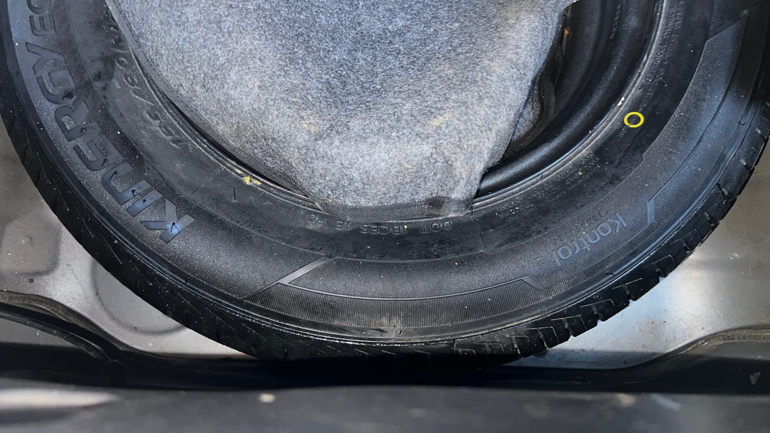 Used 2019 Hyundai Santro Sportz CNG Cng Manual tyres SPARE TYRE VIEW