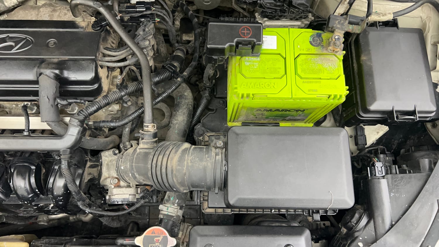 Used 2017 Hyundai Elite i20 Asta 1.2 Petrol Manual engine ENGINE LEFT SIDE VIEW