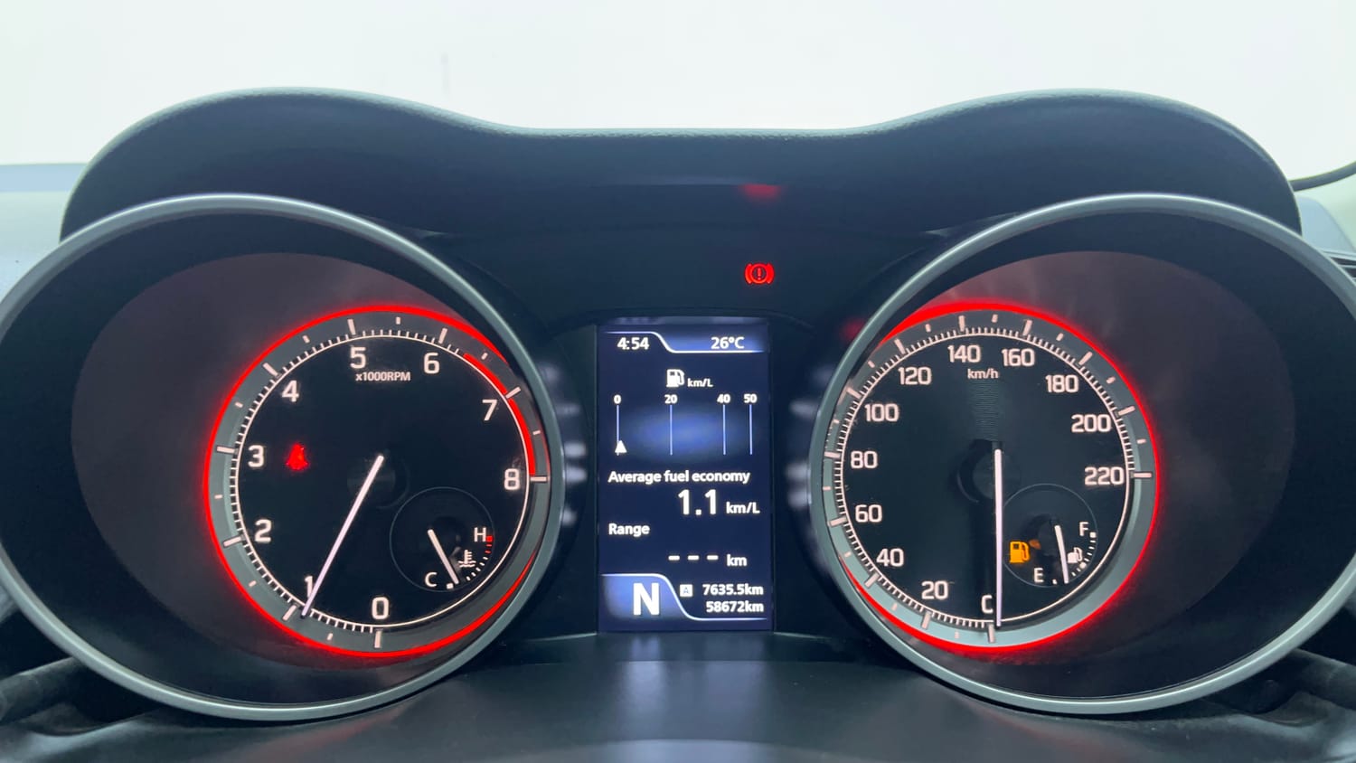 Used 2023 Maruti Suzuki Swift ZXi Plus AMT Petrol Automatic interior CLUSTERMETER VIEW