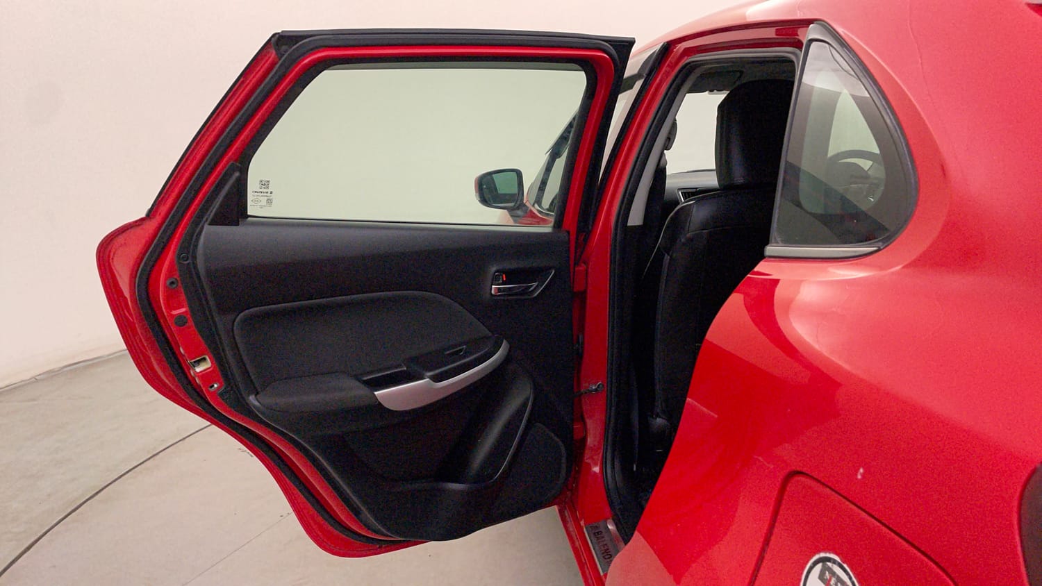 Used 2017 Maruti Suzuki Baleno Zeta 1.2 AT Petrol Automatic interior LEFT REAR DOOR OPEN VIEW