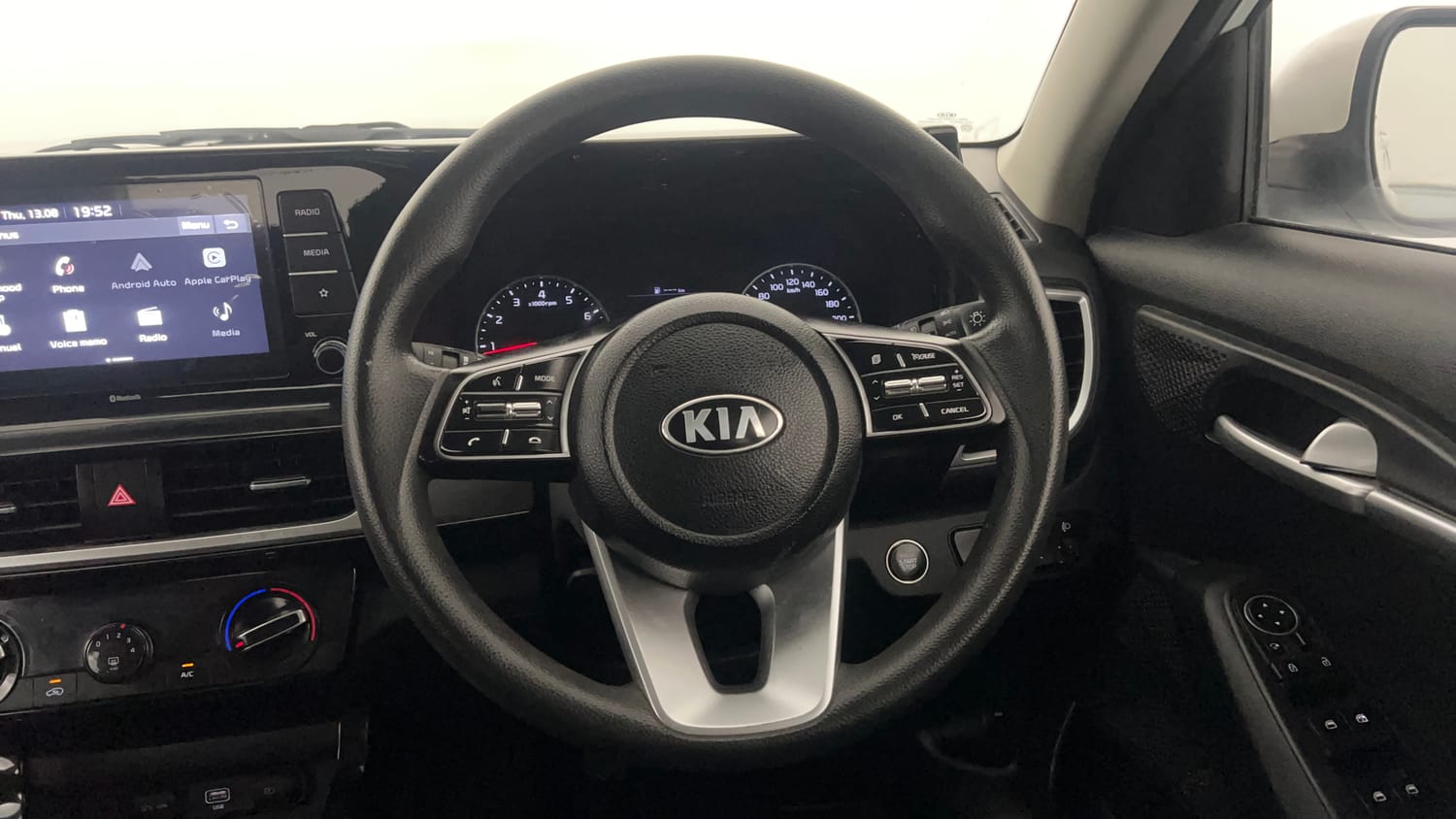 Used 2020 Kia Seltos HTK Plus 1.5 Petrol Manual interior STEERING VIEW