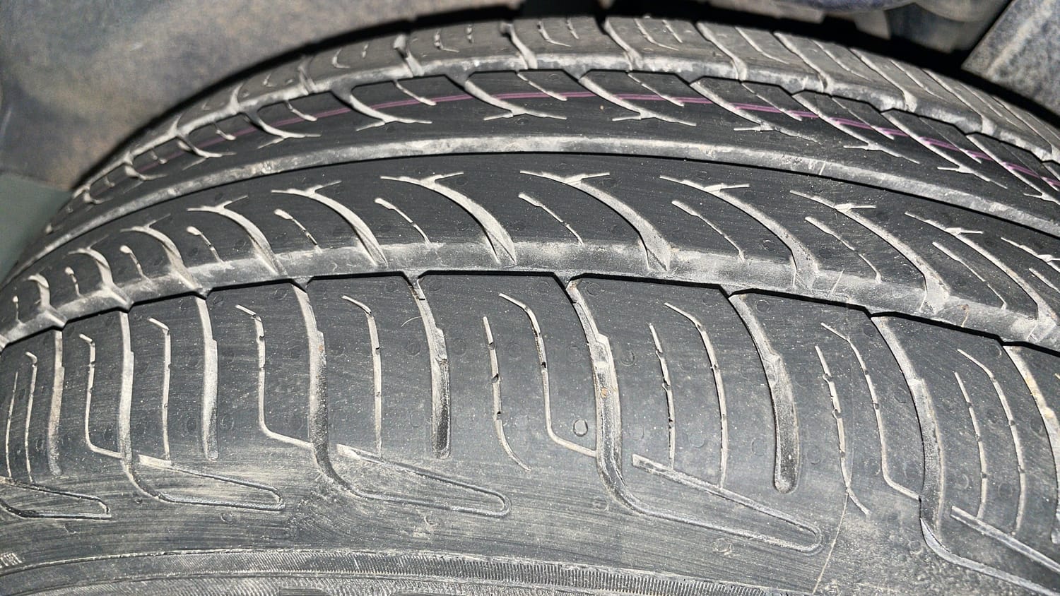 Used 2014 Tata Nano LX Petrol Manual tyres RIGHT REAR TYRE TREAD VIEW