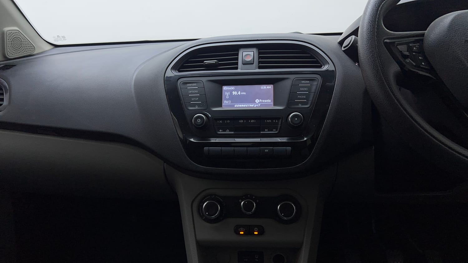 Used 2019 Tata Tiago Revotron XZ w/o Alloy Petrol Manual interior MUSIC SYSTEM & AC CONTROL VIEW