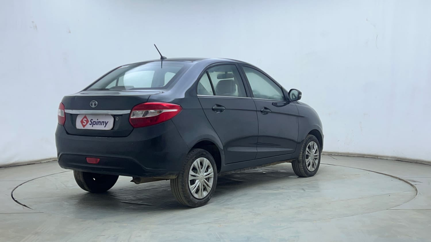 Used 2016 Tata Zest XMS Petrol Petrol Manual exterior RIGHT REAR CORNER VIEW