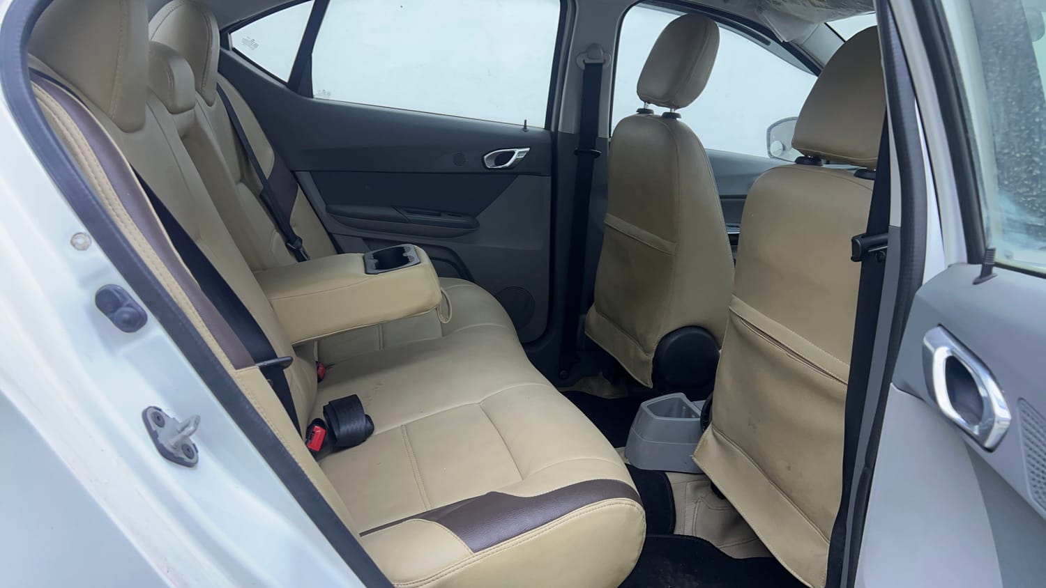 Used 2020 Tata Tigor XZ Plus Petrol Manual interior RIGHT SIDE REAR DOOR CABIN VIEW