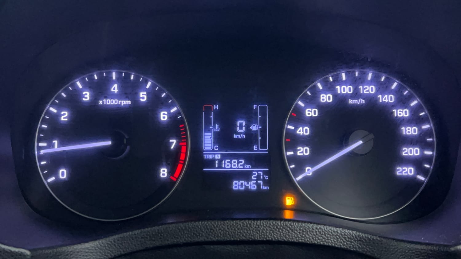 Used 2019 Hyundai Creta SX 1.6 Petrol Petrol Manual interior CLUSTERMETER VIEW
