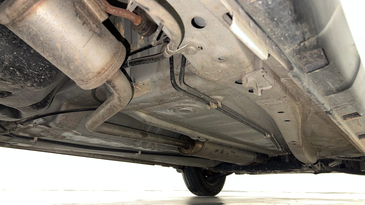 Used 2024 Maruti Suzuki S-Presso VXi Plus (O) AMT Petrol Automatic extra REAR RIGHT UNDERBODY VIEW