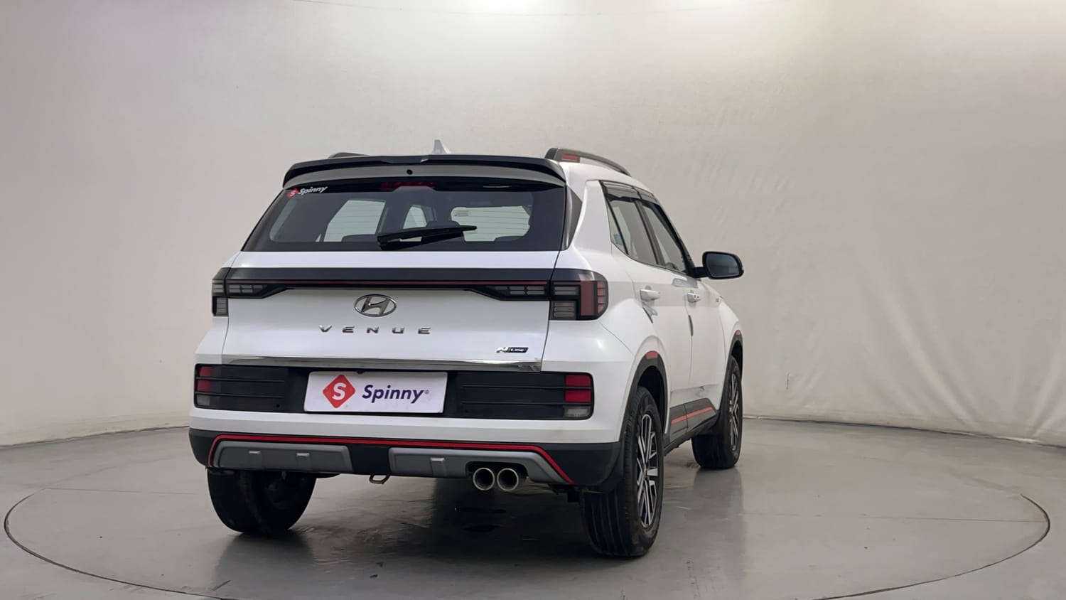Used 2024 Hyundai Venue N-Line N8 DCT Petrol Automatic exterior RIGHT REAR CORNER VIEW