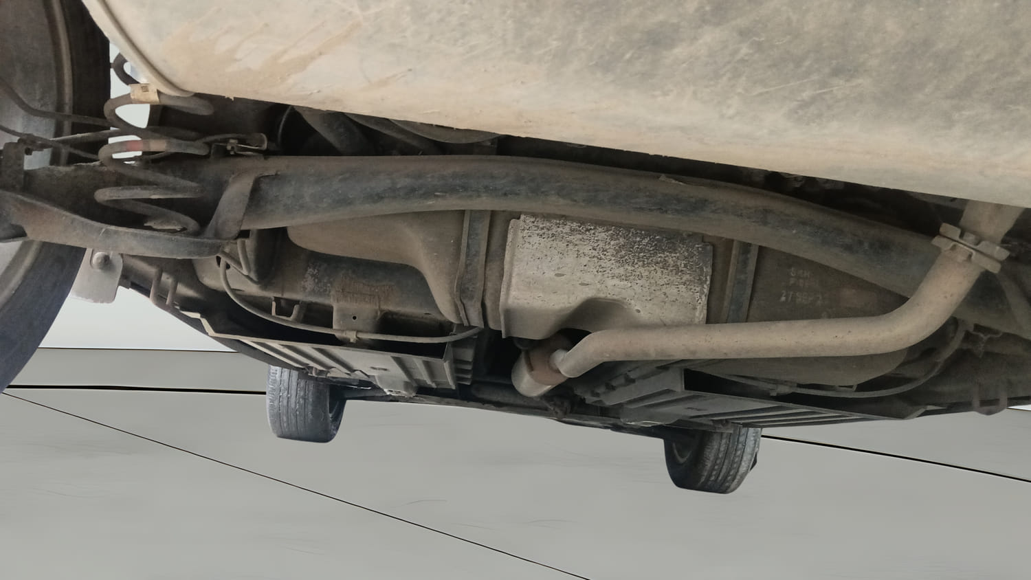 Used 2022 Maruti Suzuki Brezza ZXi Plus Petrol Manual extra REAR UNDERBODY VIEW (TAKEN FROM REAR)