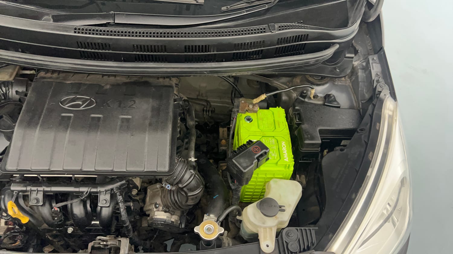 Used 2017 Hyundai Grand i10 Magna 1.2 Kappa VTVT Petrol Manual engine ENGINE LEFT SIDE VIEW