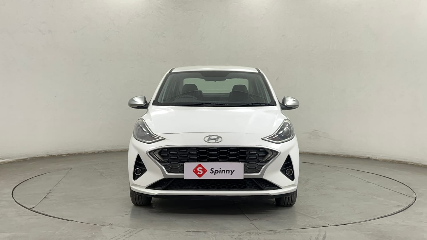 Used 2020 Hyundai Aura SX Plus 1.2 AMT Petrol Petrol Automatic exterior FRONT VIEW