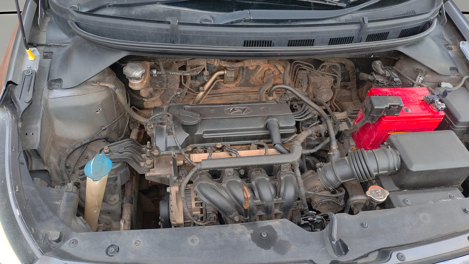 Used 2017 Hyundai Elite i20 Asta 1.2 (O) Petrol Manual engine ENGINE RIGHT SIDE VIEW