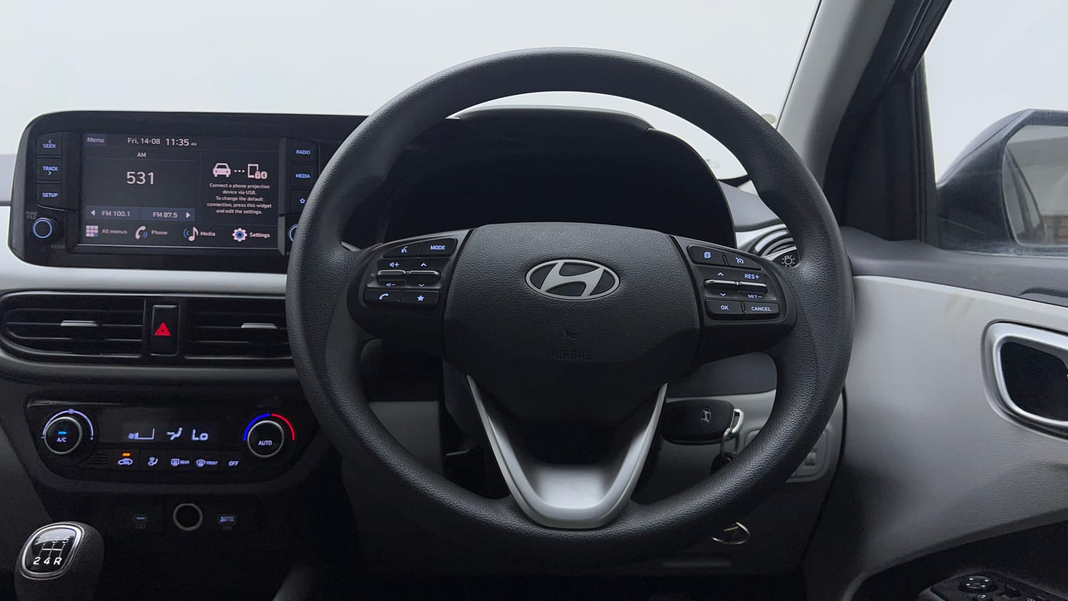 Used 2024 Hyundai Grand i10 Nios Sportz 1.2 Kappa VTVT Petrol Manual interior STEERING VIEW