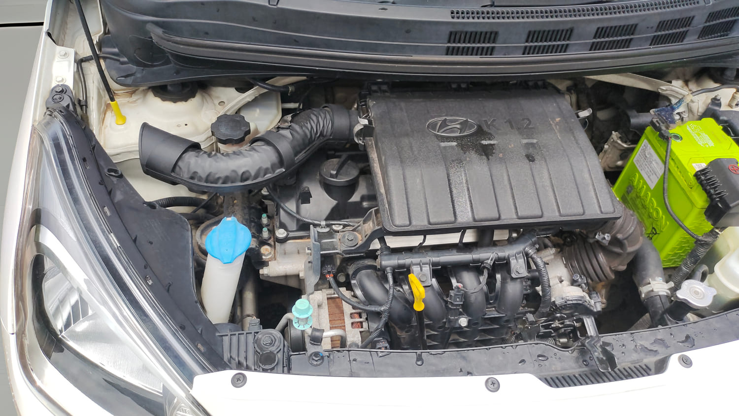 Used 2017 Hyundai Xcent SX Petrol Manual engine ENGINE RIGHT SIDE VIEW