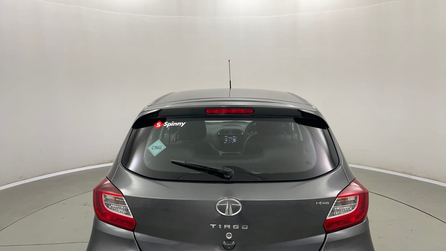 Used 2022 Tata Tiago Revotron XZ Plus Cng (outside fitted) Cng Manual exterior BACK WINDSHIELD VIEW