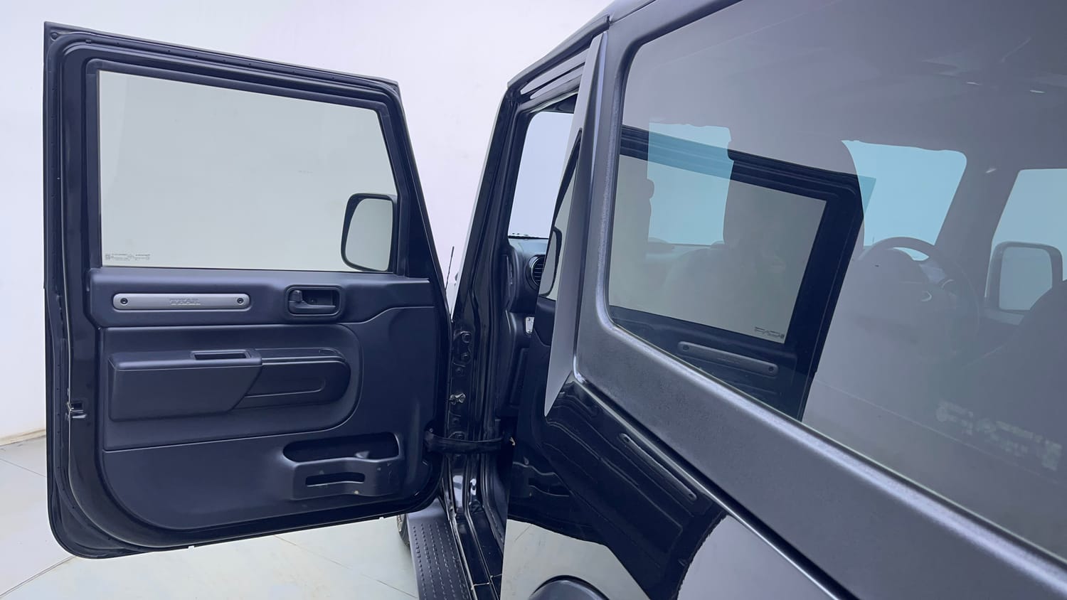 Used 2021 mahindra Thar LX Hard Top Diesel MT 4WD Diesel Manual interior LEFT FRONT DOOR OPEN VIEW