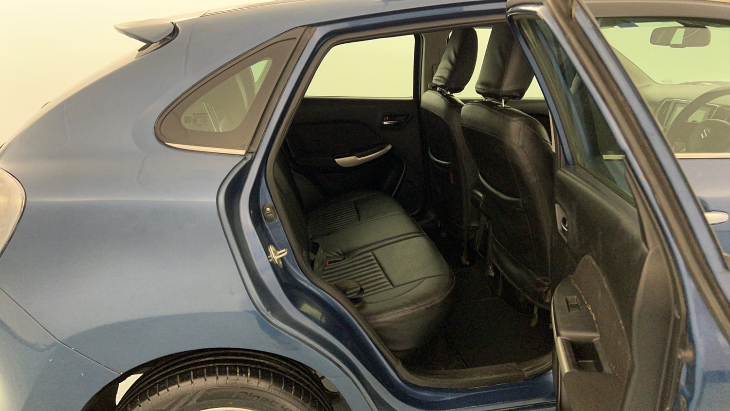 Used 2017 Maruti Suzuki Baleno Alpha 1.2 Petrol Manual interior RIGHT SIDE REAR DOOR CABIN VIEW