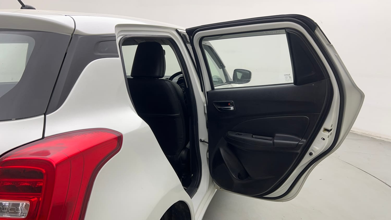 Used 2019 Maruti Suzuki Swift VXi AMT Petrol Automatic interior RIGHT REAR DOOR OPEN VIEW