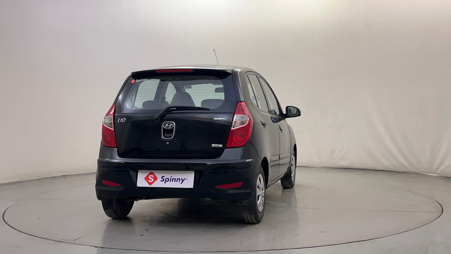 Used 2013 Hyundai i10 Sportz 1.2 Kappa2 Petrol Manual exterior RIGHT REAR CORNER VIEW