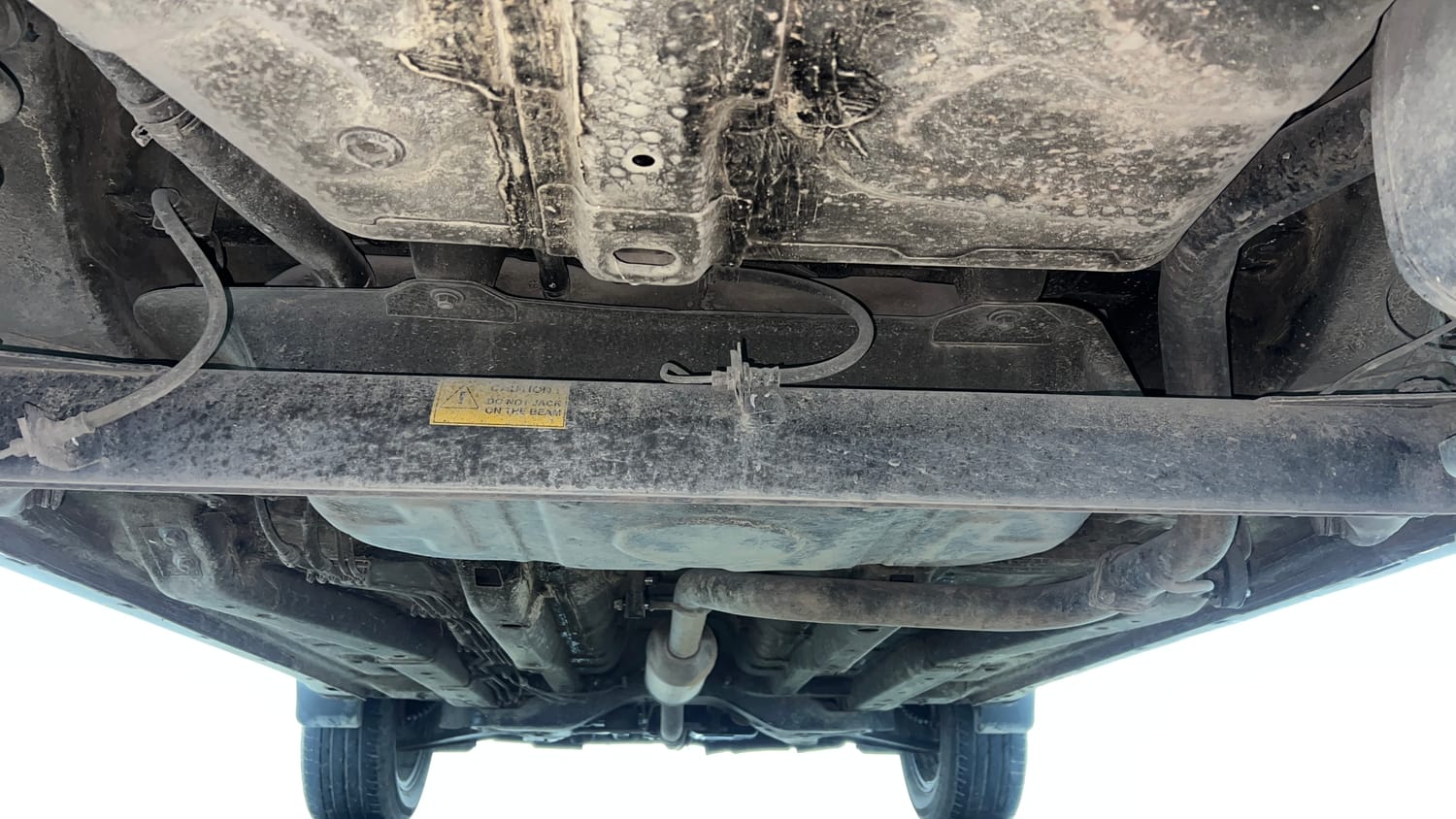 Used 2020 Tata Nexon XZA Plus (O) Dual Tone Petrol Automatic extra REAR UNDERBODY VIEW (TAKEN FROM REAR)