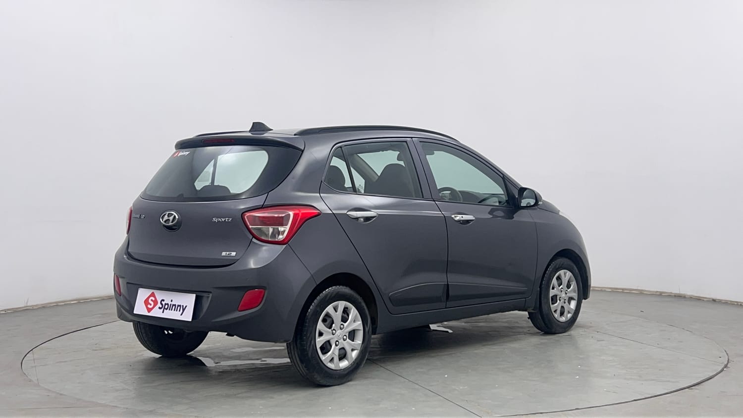 Used 2013 Hyundai Grand i10 Sportz 1.2 Kappa VTVT Petrol Manual exterior RIGHT REAR CORNER VIEW