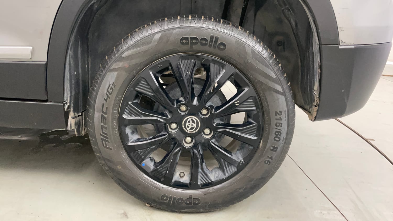 Used 2022 Toyota Urban Cruiser High Grade AT Petrol Automatic tyres LEFT REAR TYRE RIM VIEW