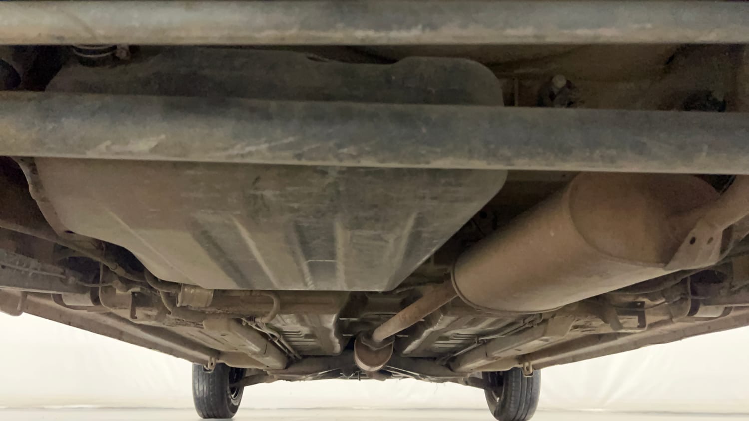 Used 2013 Maruti Suzuki A-Star Vxi (ABS) AT Petrol Automatic extra REAR UNDERBODY VIEW (TAKEN FROM REAR)