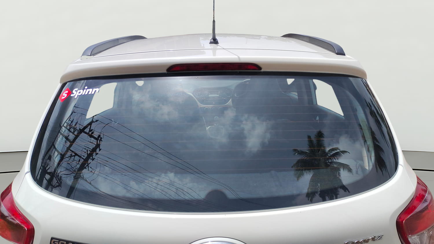 Used 2016 Hyundai Grand i10 Sportz 1.2 Kappa VTVT Petrol Manual exterior BACK WINDSHIELD VIEW