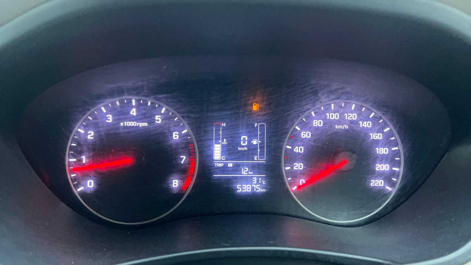 Used 2018 Hyundai Elite i20 Magna Executive 1.2 Petrol Manual interior CLUSTERMETER VIEW