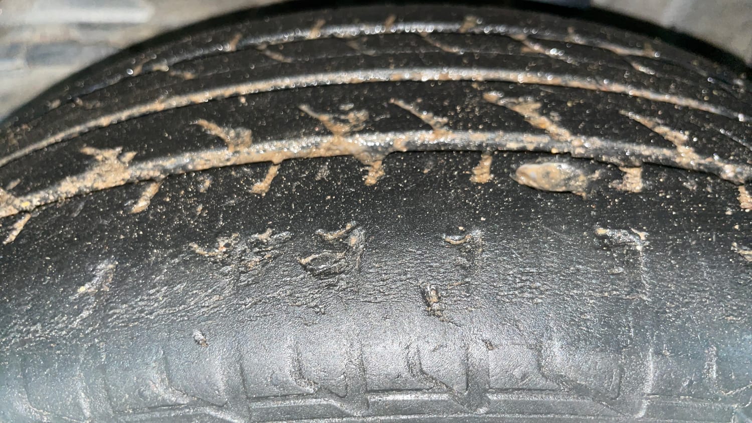 Used 2022 Tata Tiago Revotron XZ Plus Cng (outside fitted) Cng Manual tyres LEFT REAR TYRE TREAD VIEW