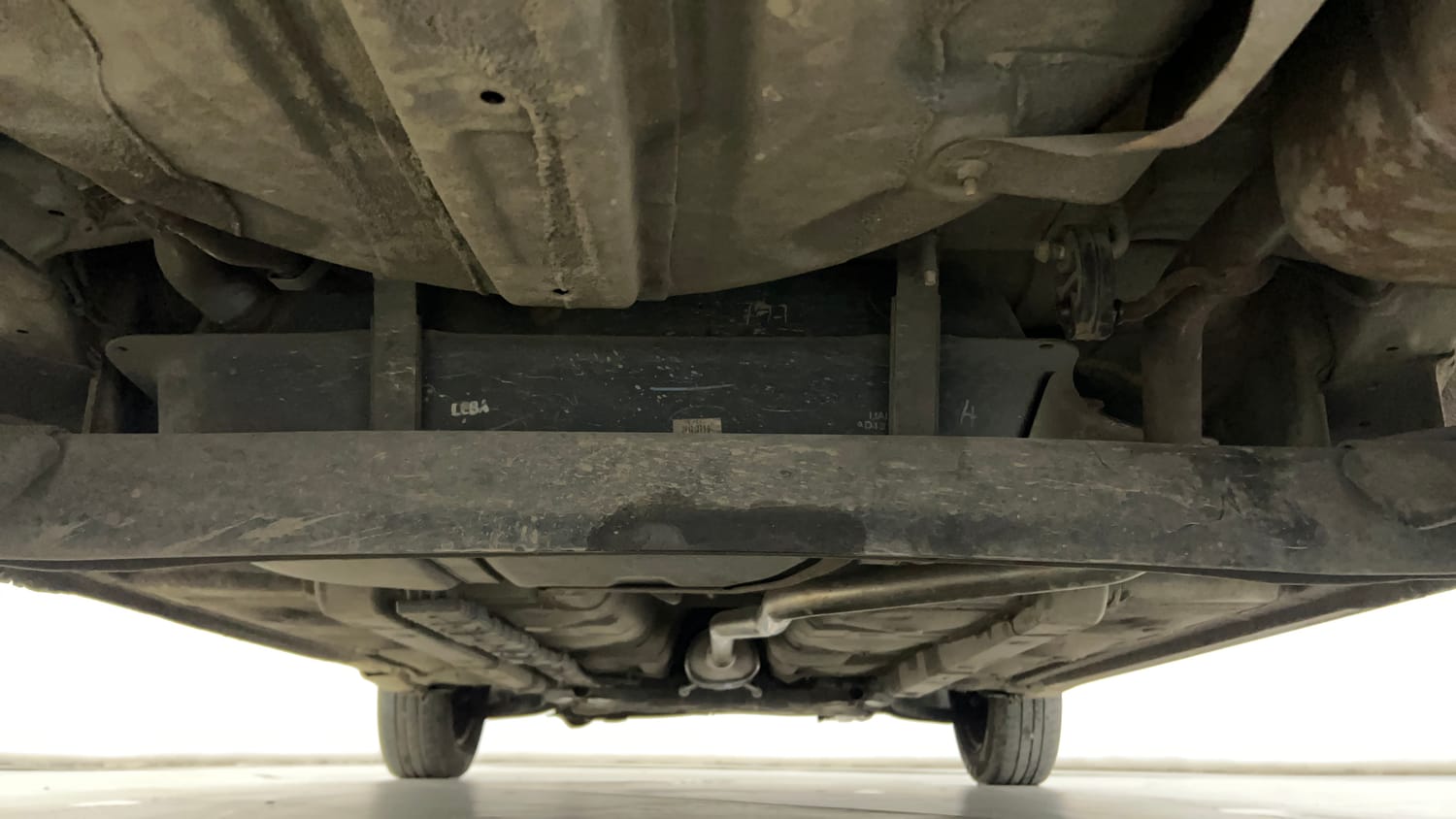 Used 2016 Hyundai Grand i10 Magna AT 1.2 Kappa VTVT Petrol Automatic extra REAR UNDERBODY VIEW (TAKEN FROM REAR)