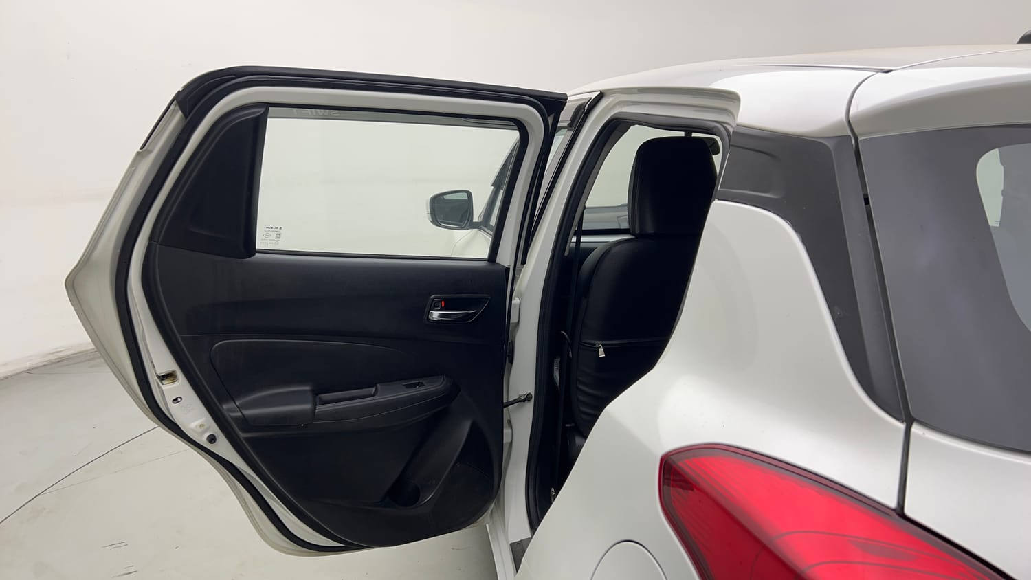 Used 2019 Maruti Suzuki Swift VXi AMT Petrol Automatic interior LEFT REAR DOOR OPEN VIEW