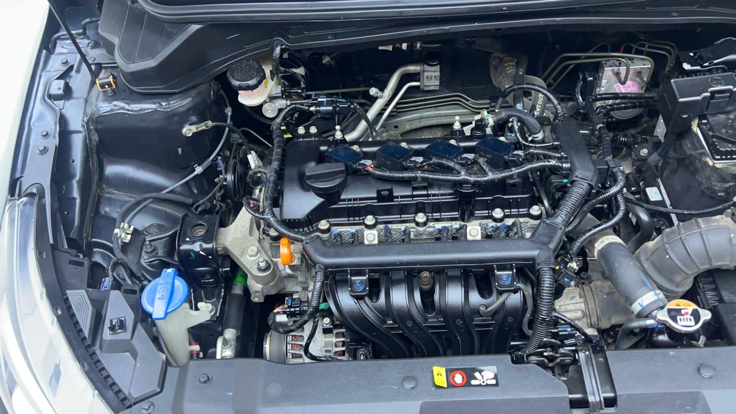 Used 2024 Hyundai New i20 Asta (O) 1.2 IVT Petrol Automatic engine ENGINE RIGHT SIDE VIEW