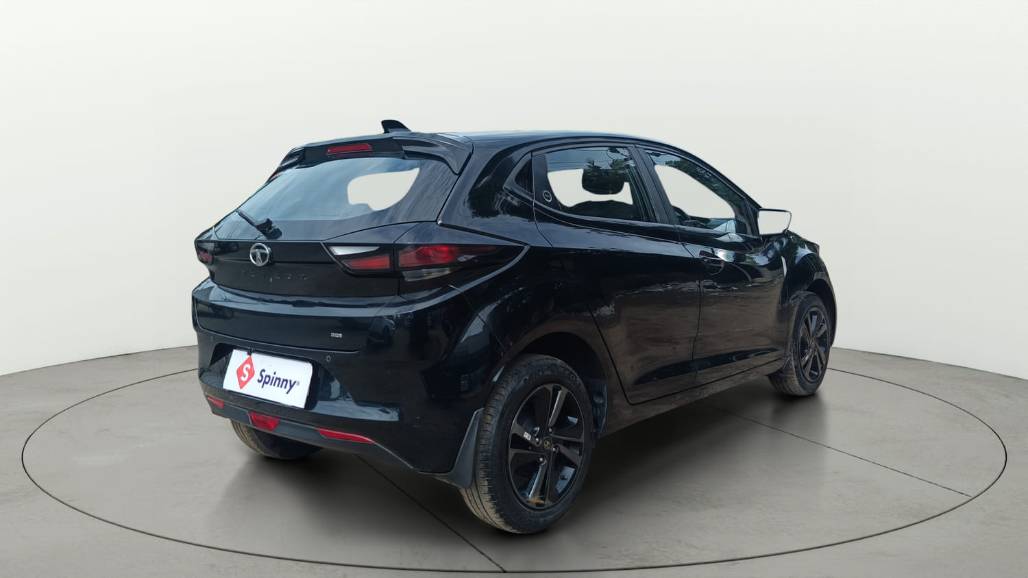 Used 2023 Tata Altroz XZA Plus (S) Dark Edition Petrol Automatic exterior RIGHT REAR CORNER VIEW