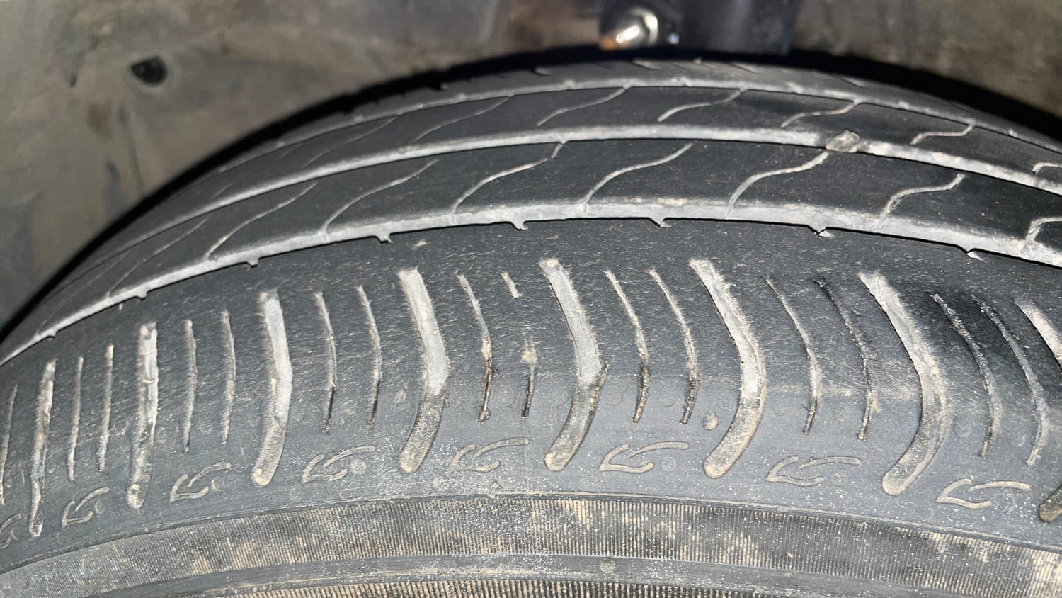 Used 2016 Honda Jazz VX Diesel Diesel Manual tyres LEFT FRONT TYRE TREAD VIEW